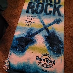 Is new hard rock beach towel